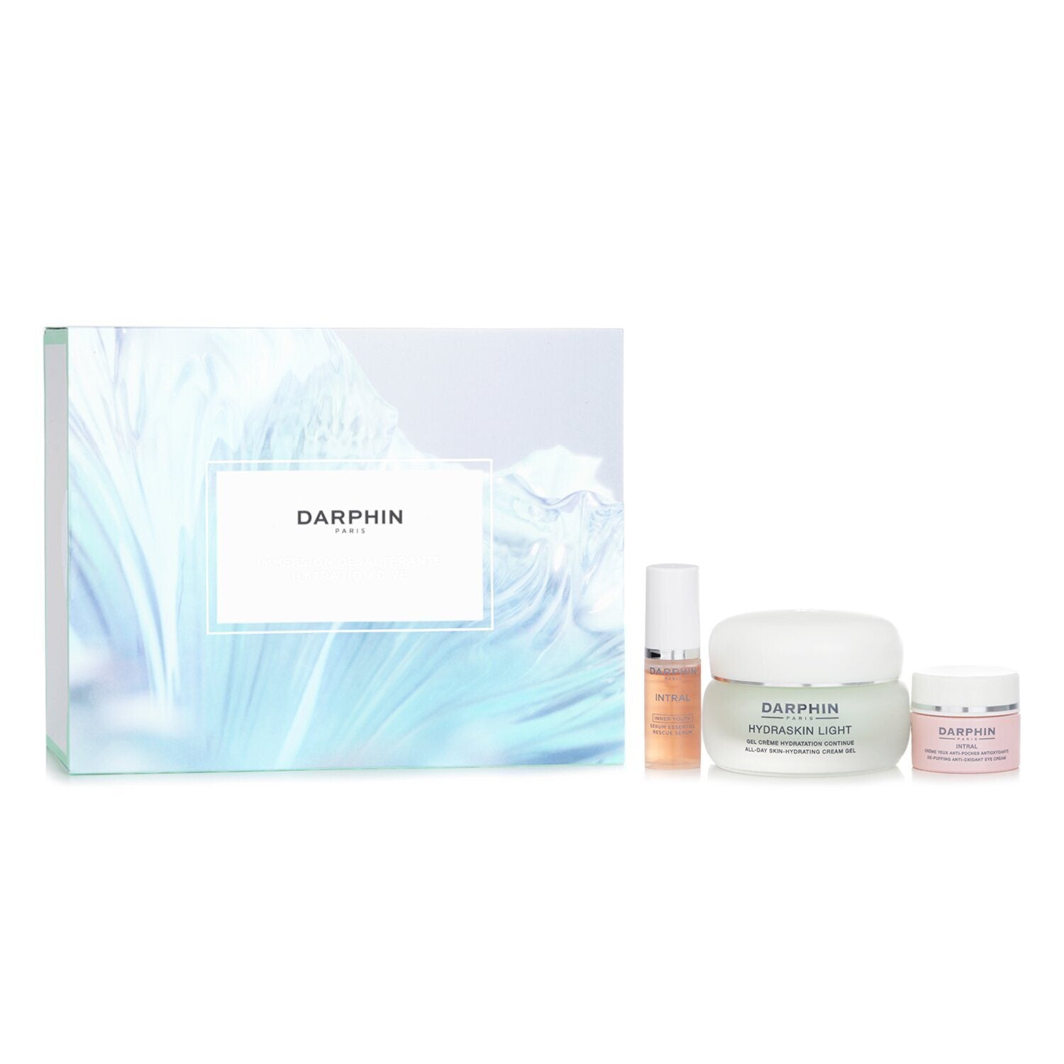 DARPHIN - Hydration Dive Set: Youth Rescue Serum 5ml + Anti Oxidant Eye Cream 5ml + Hydrating Cream Gel 50ml DCW6 / 108564 3pcs - Beauty Nuova